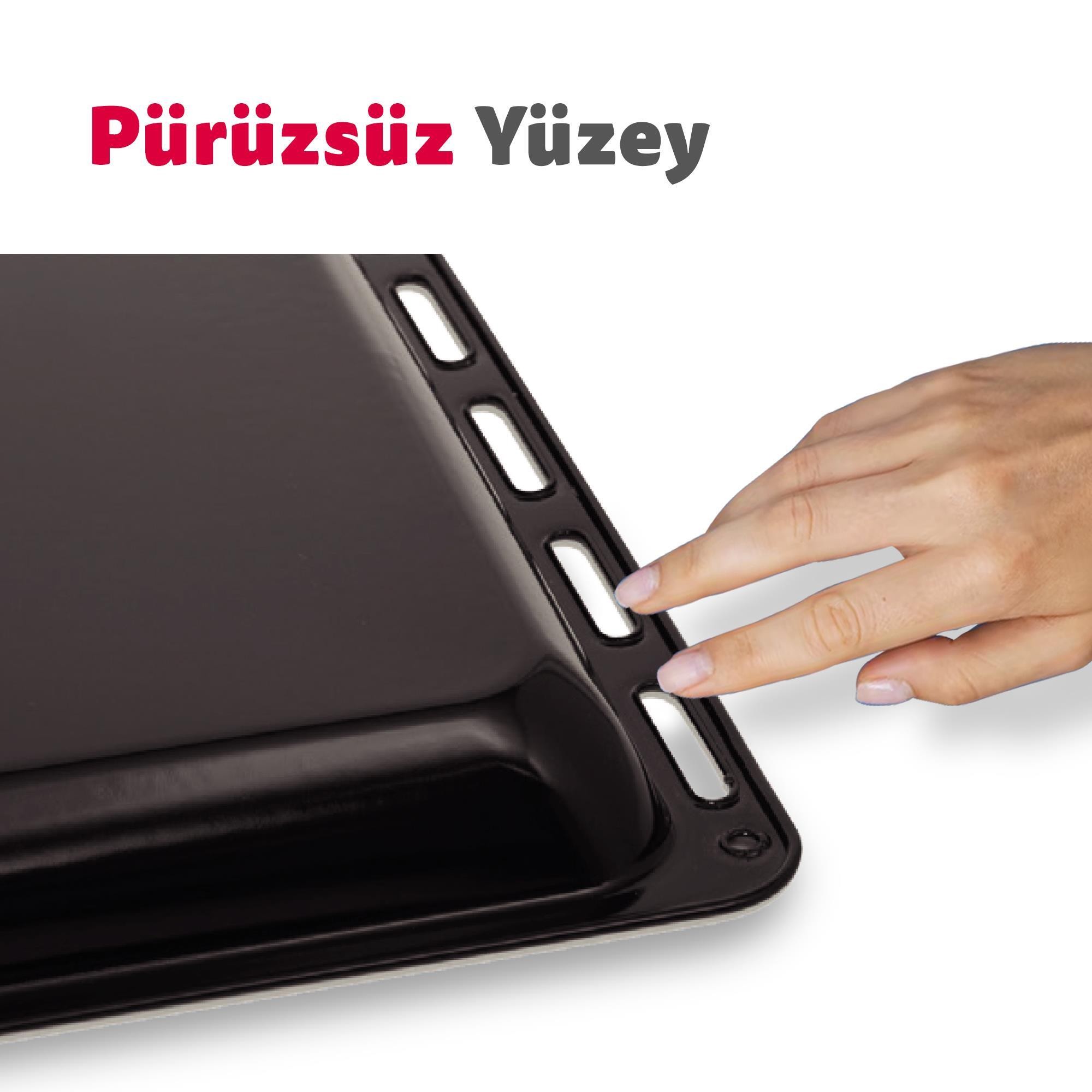 SİMFER 4502 KÖŞELİ FIRIN-BEYAZ-45 LT- TURBO