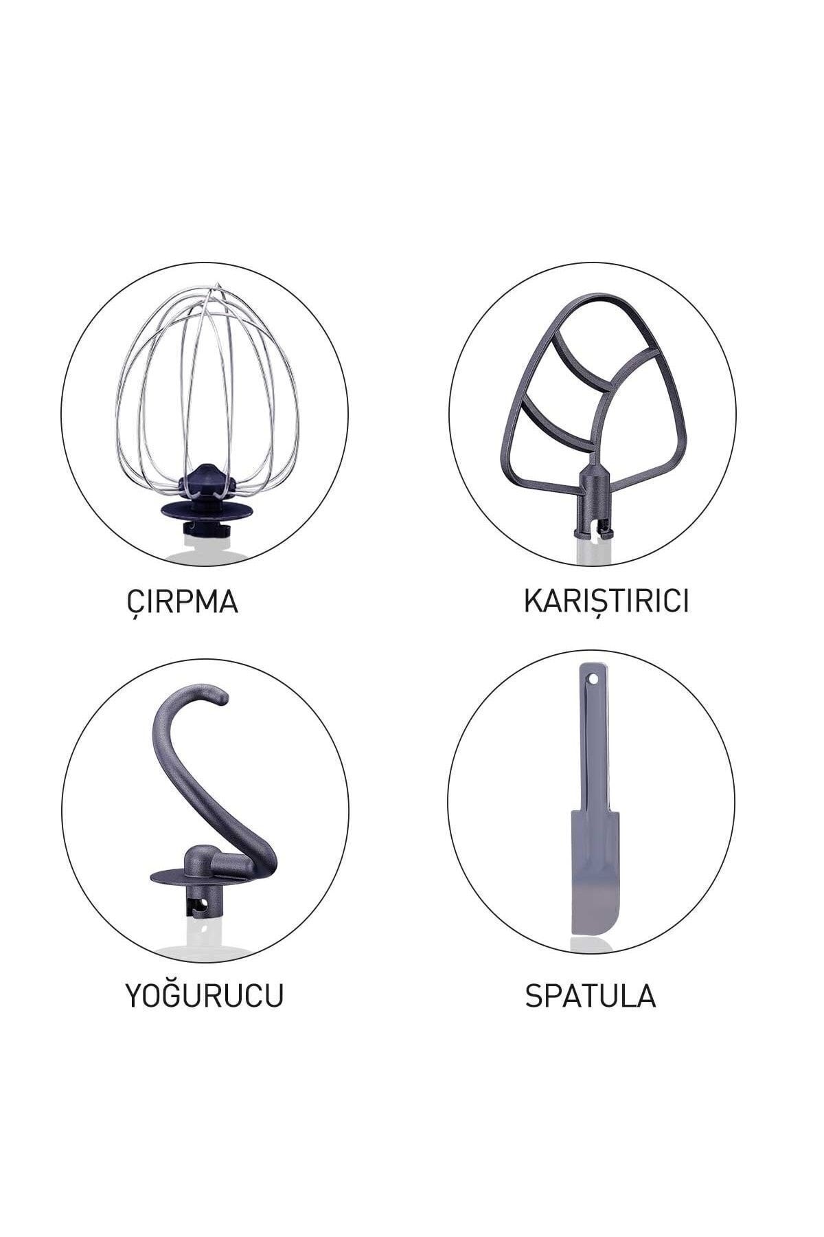 KORKMAZ A470-02 PRO MİX STAND MİKSER 1600W (AZURA)