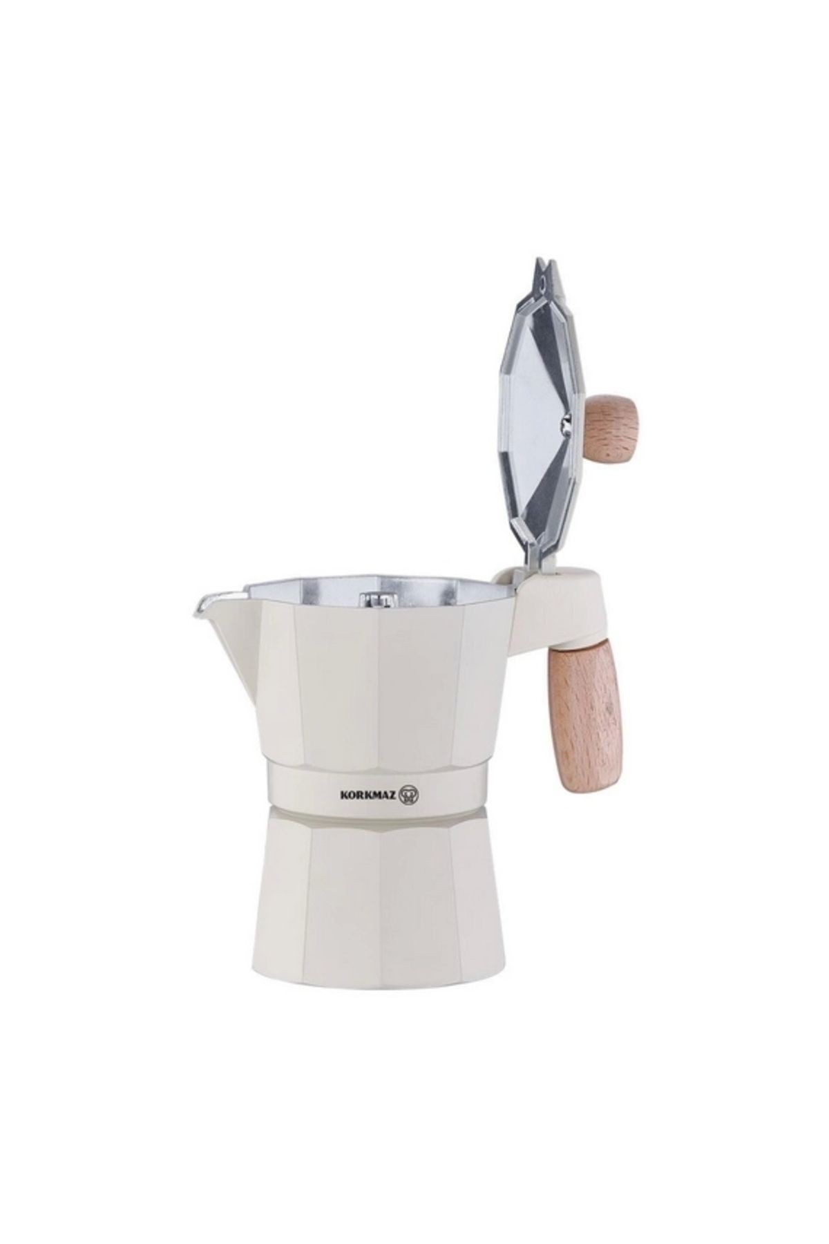 KORKMAZ A5571 ETNA MOKA POT 3 FİNCAN 150 ML BEYAZ