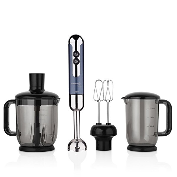 KORKMAZ A447-13 MİA MEGA BLENDER SET AZURA-KROM
