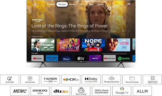 TCL LED TCL65C655GTV 65 İNÇ ANDROİT SMART TV