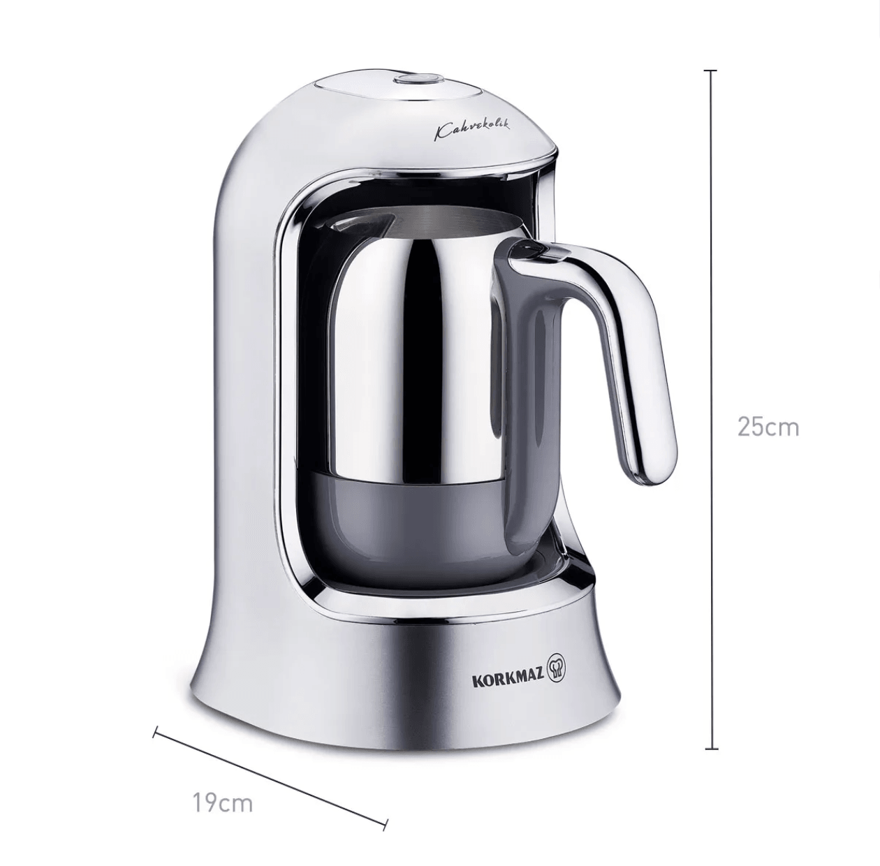 KORKMAZ A860-13 KAHVEKOLİK KAHVE MAKİNESİ İNOX