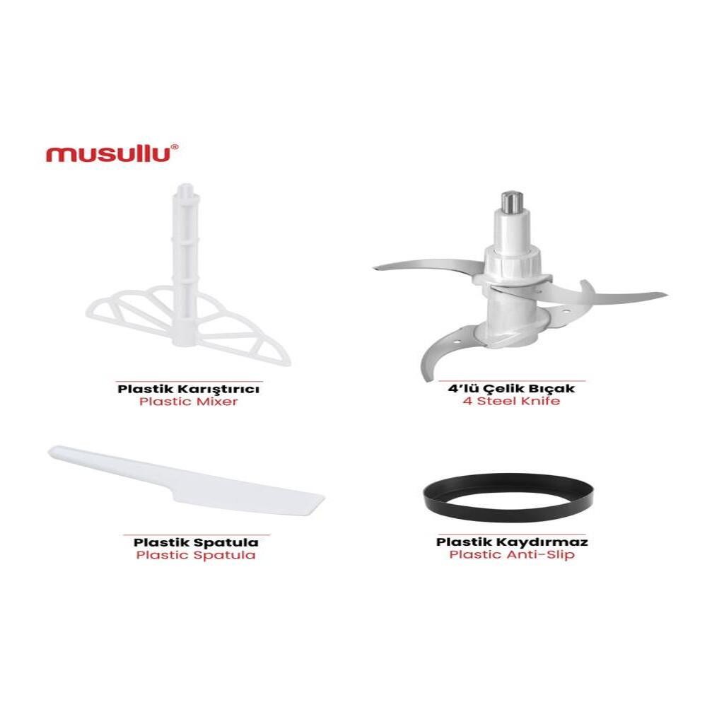 MUSULLU MSL-1221-2 RONDO DOĞRAYICI