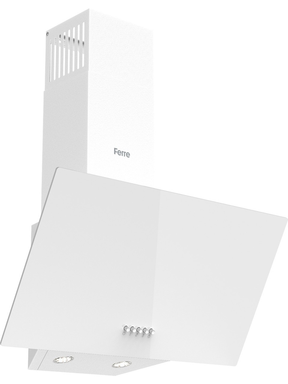 FERRE D087 TEK CAMLI 60 CM BEYAZ DAVLUMBAZ