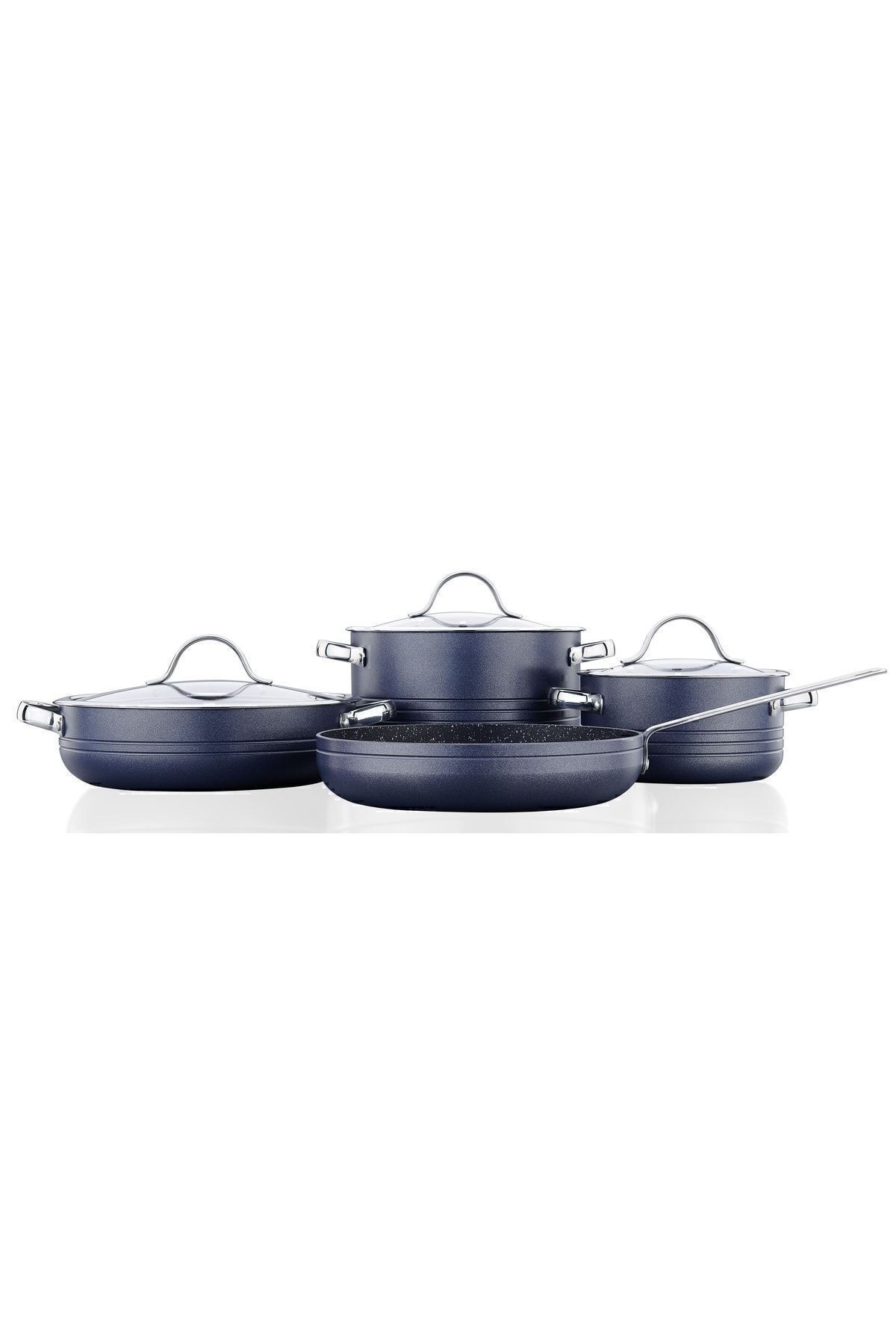 KORKMAZ A2619-1 LINEA 7 Parça Tencere & Tava Seti – Azura