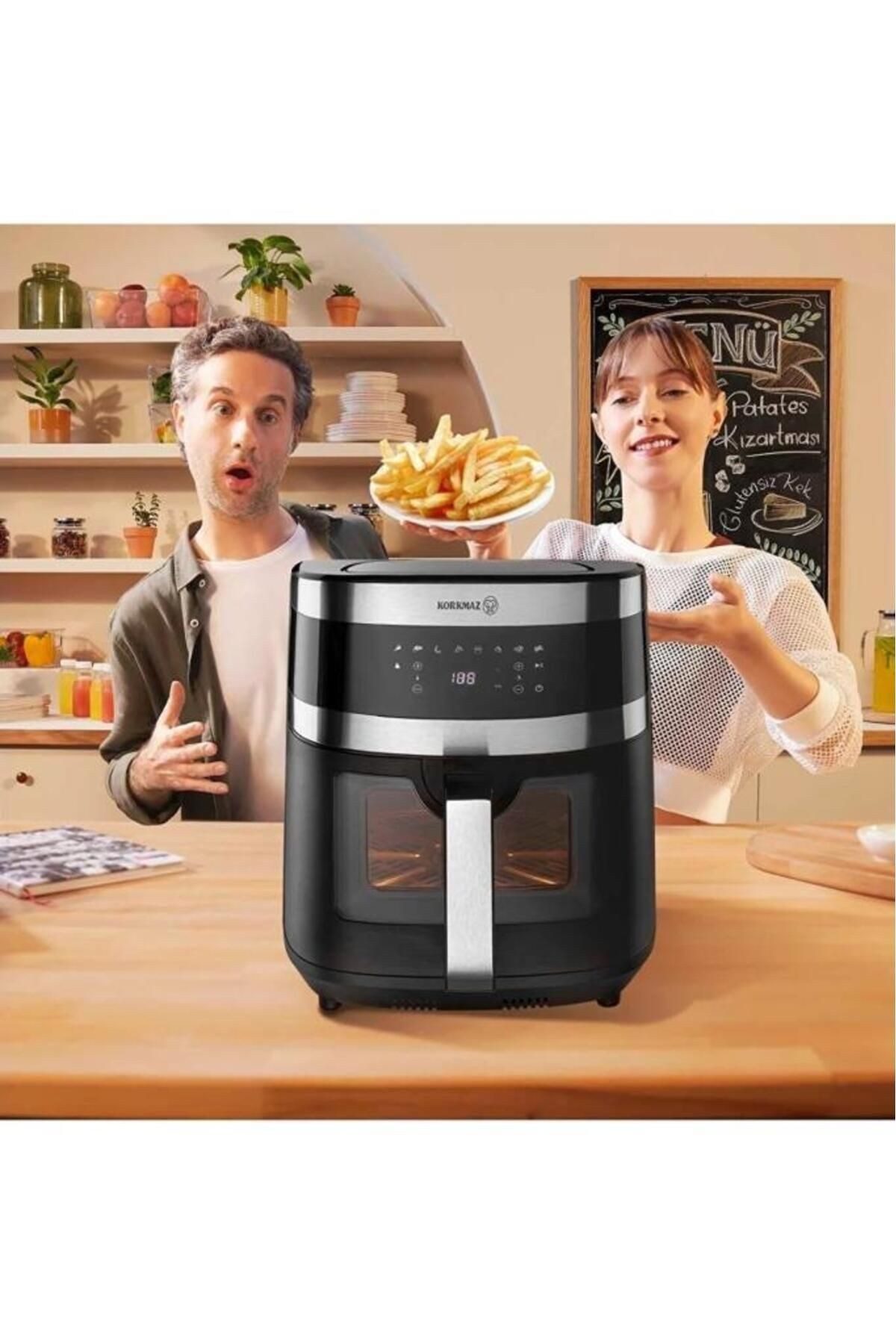KORKMAZ A890 AIR MAX PLUS AİRFRYER 7,5 LT.