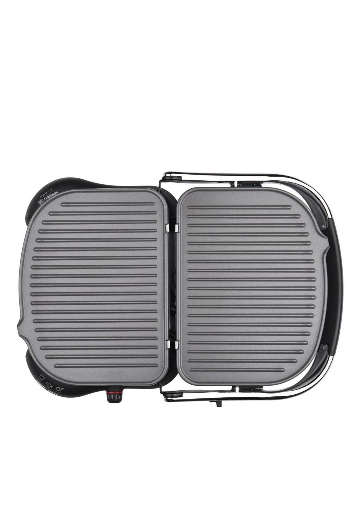KORKMAZ A324-08 CASTRON TOST MAKİNESİ M.GRİ/KROM