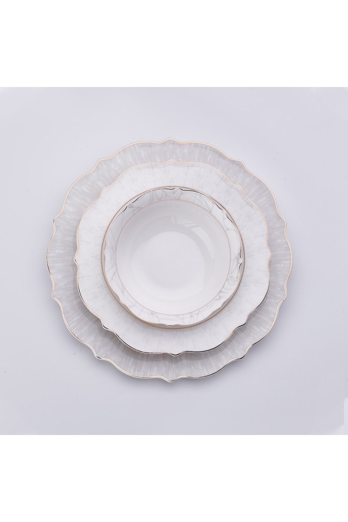 KORKMAZ A8279 Eliza Collection 60 Parça Yemek Takımı