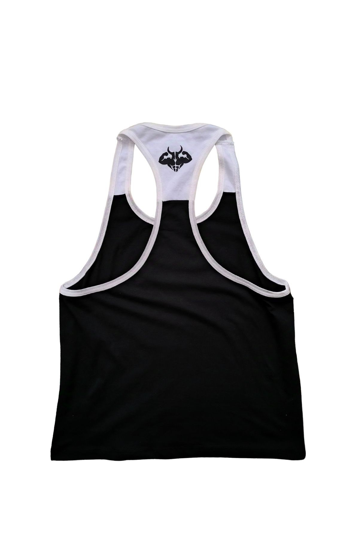 Siyah Gym Fitness Tank Top Sporcu Atleti