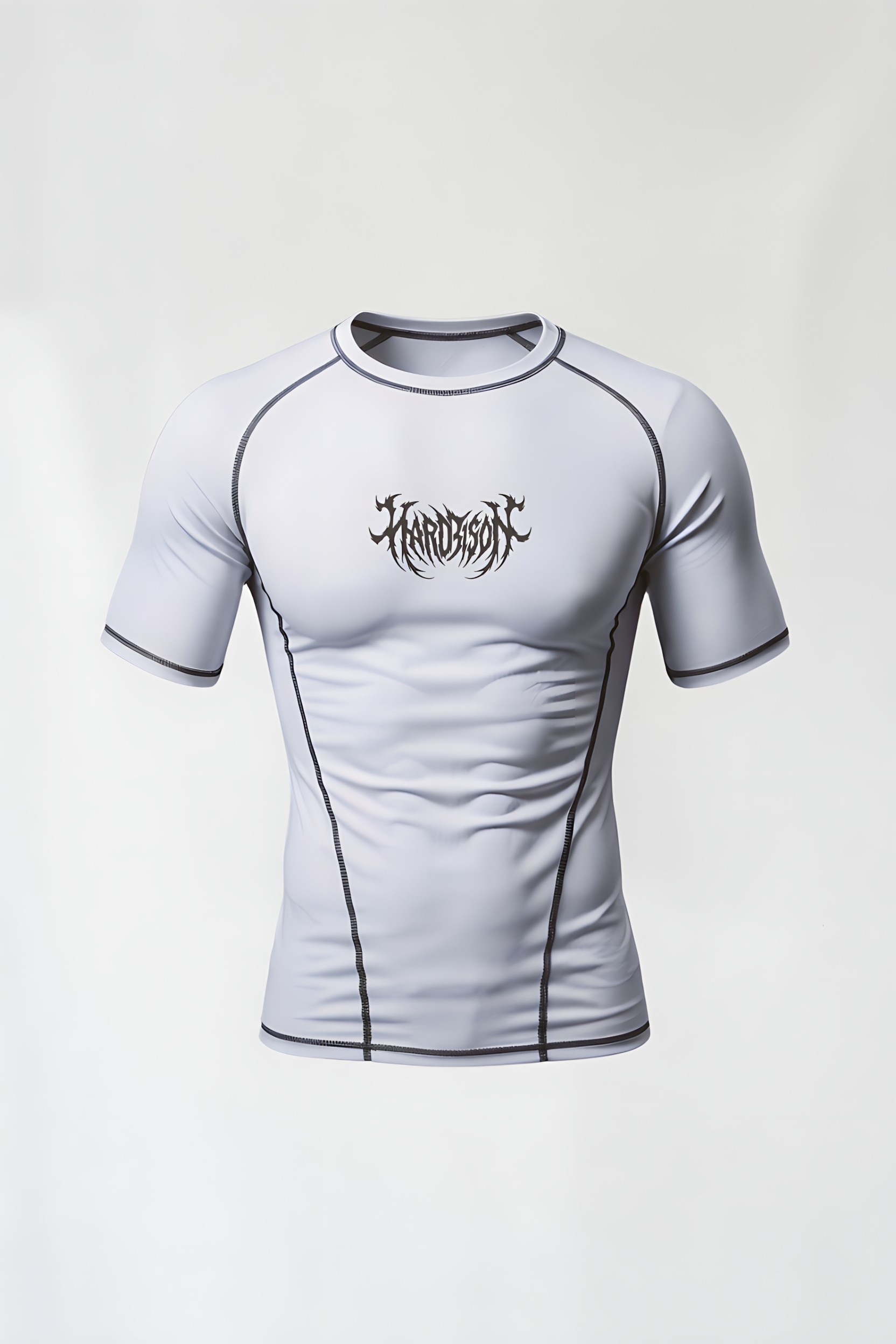 Compression Body T-shirt - beyaz