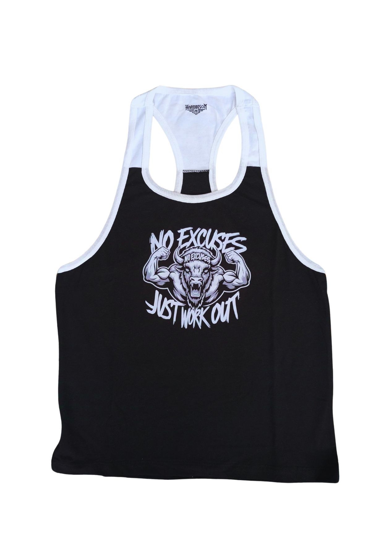 Siyah Gym Fitness Tank Top Sporcu Atleti
