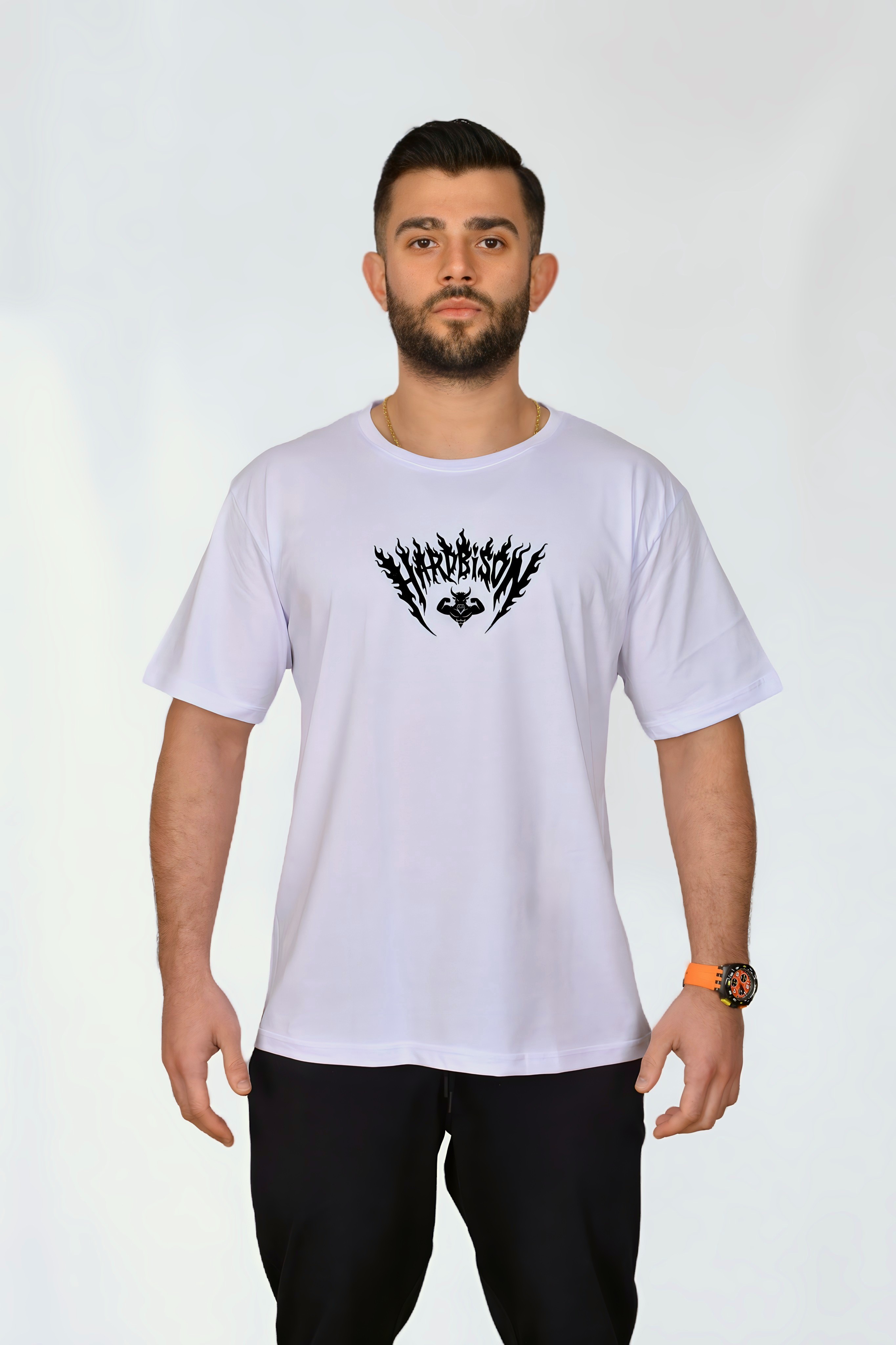 Break Your Chains Beyaz Oversize T-shirt