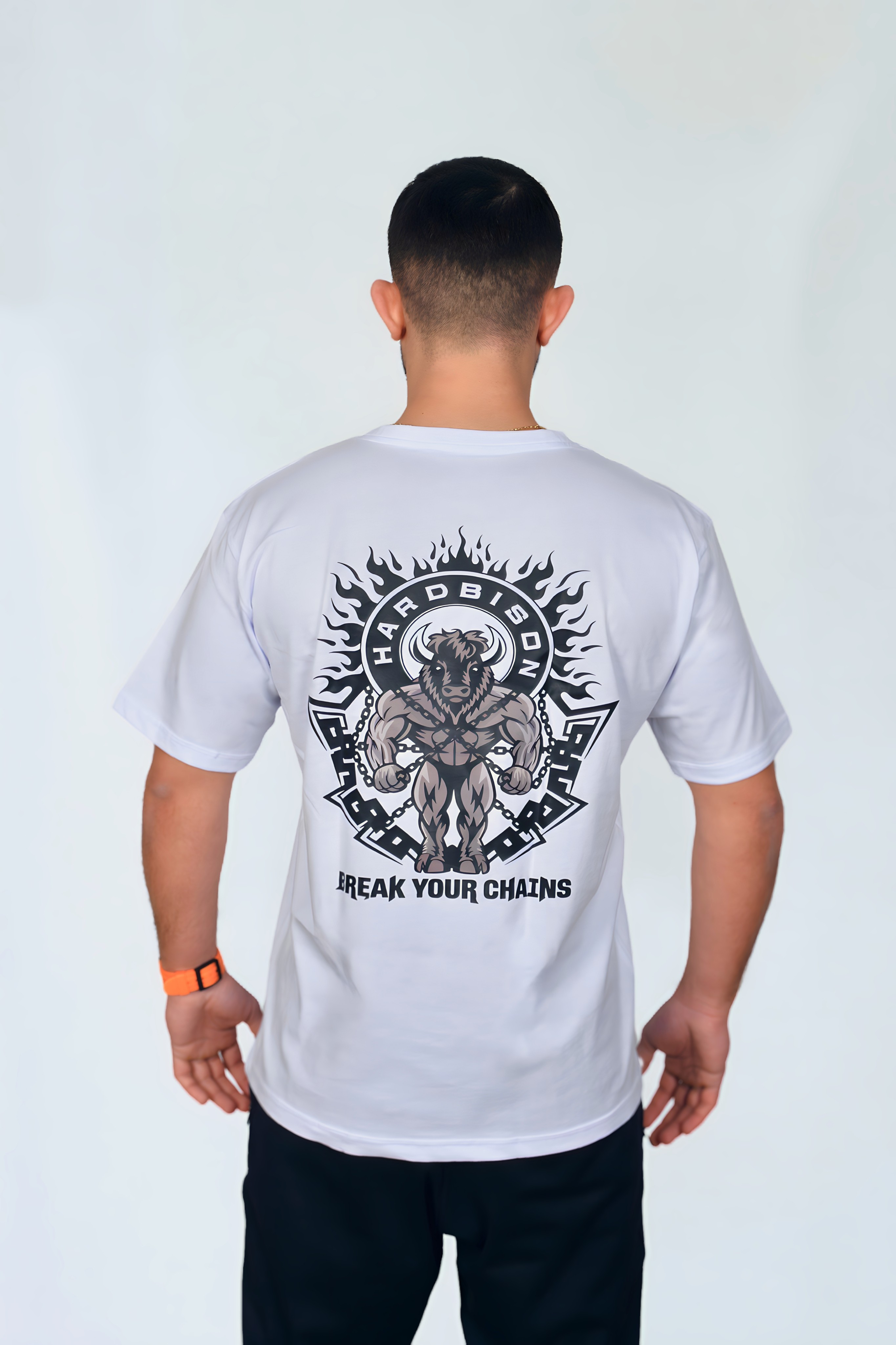 Break Your Chains Beyaz Oversize T-shirt