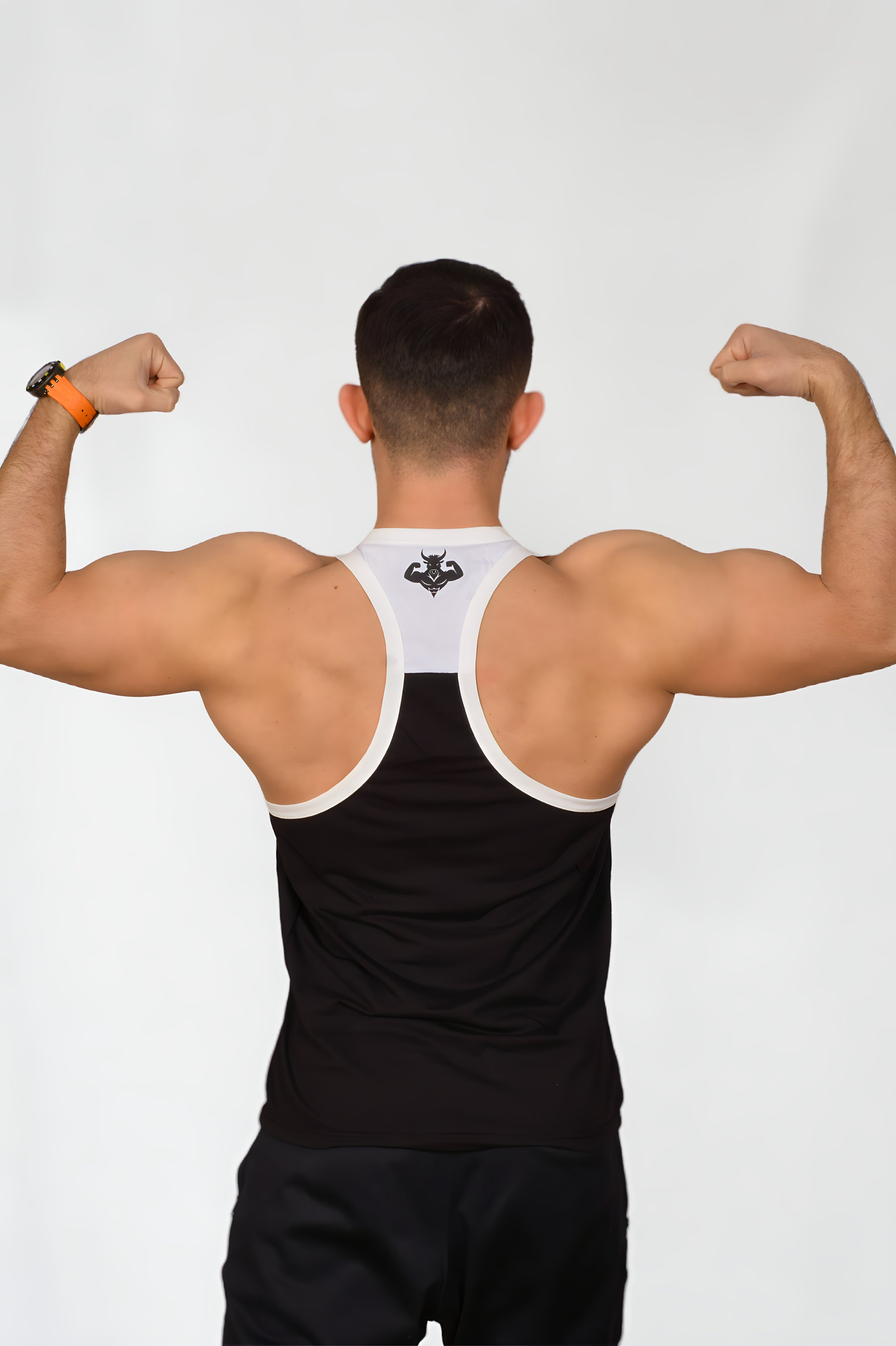 No Excuses Just Workout Siyah Gym Atlet 