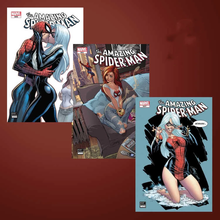 J. Scott Campbell Spider-Man Seti (Amazing Spider-Man 601 - 606 - 607)