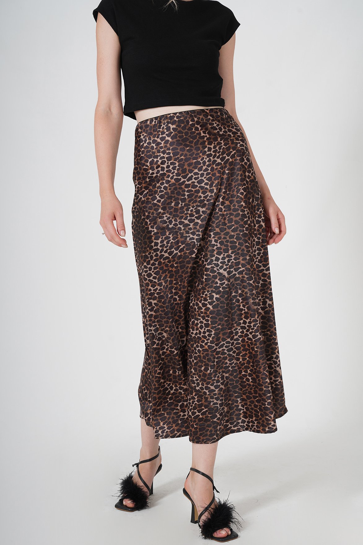 LEOPAR MAXİ ETEK