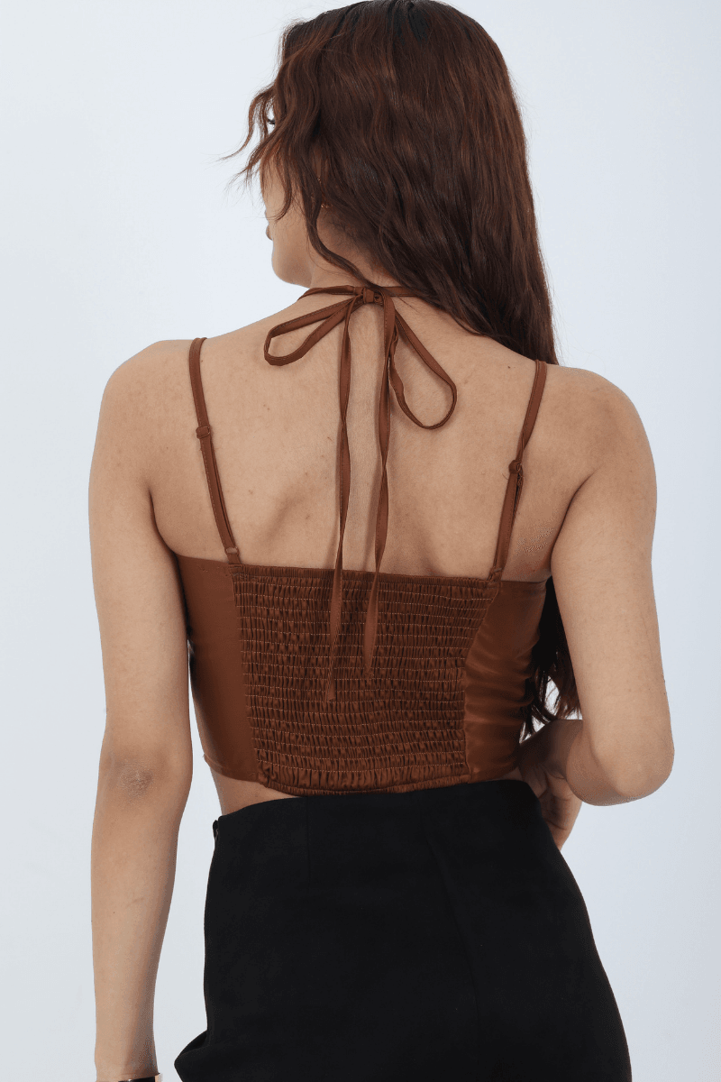 BAĞCIK DETAYLI CROP TOP