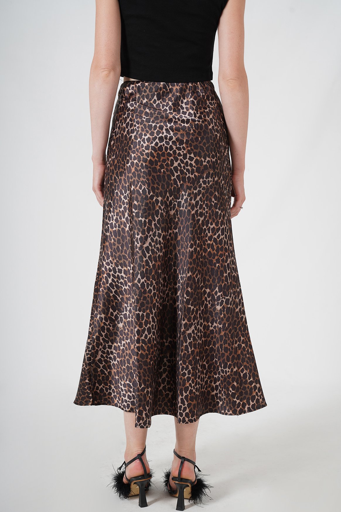 LEOPAR MAXİ ETEK