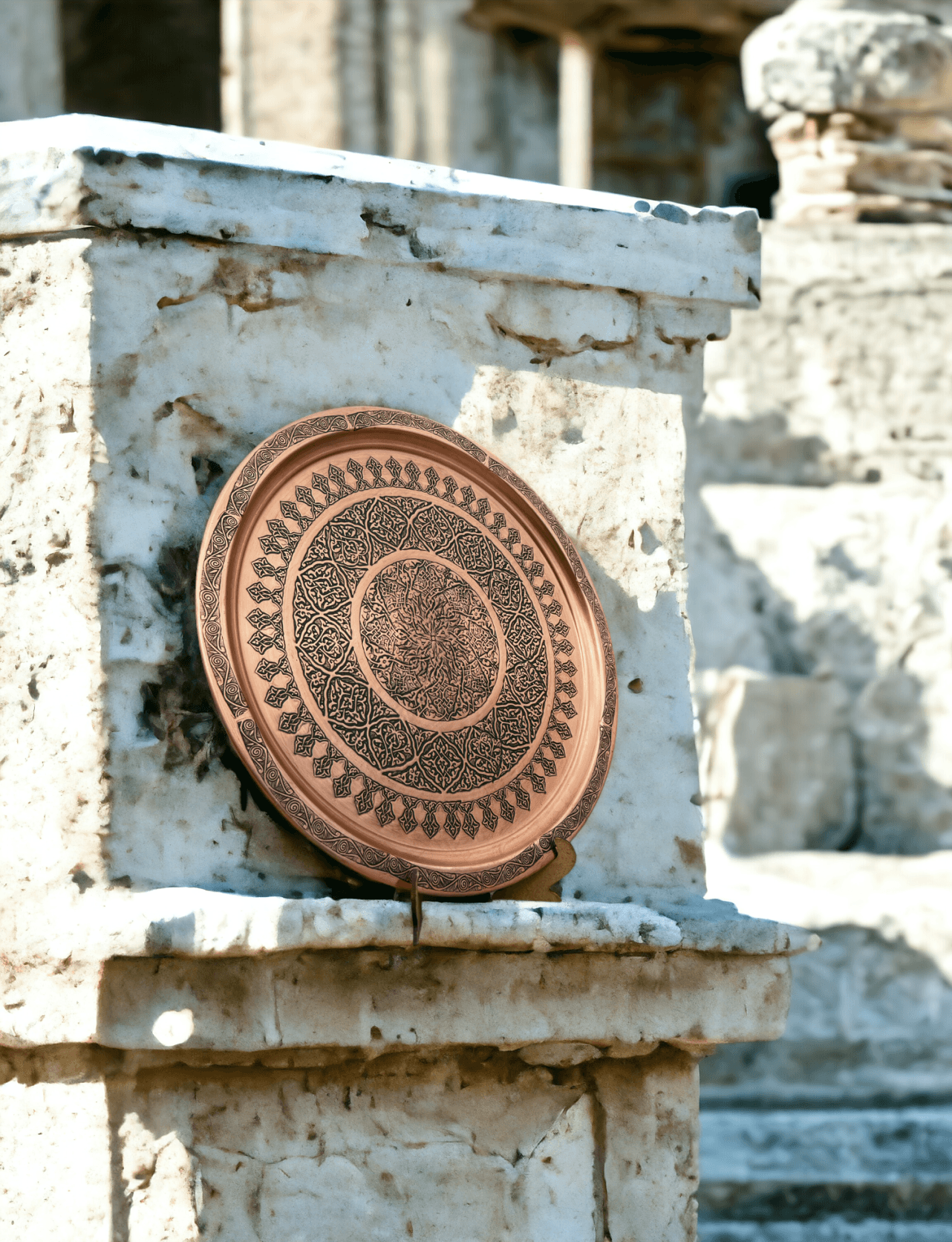 Turkish Copper Handmade Tray