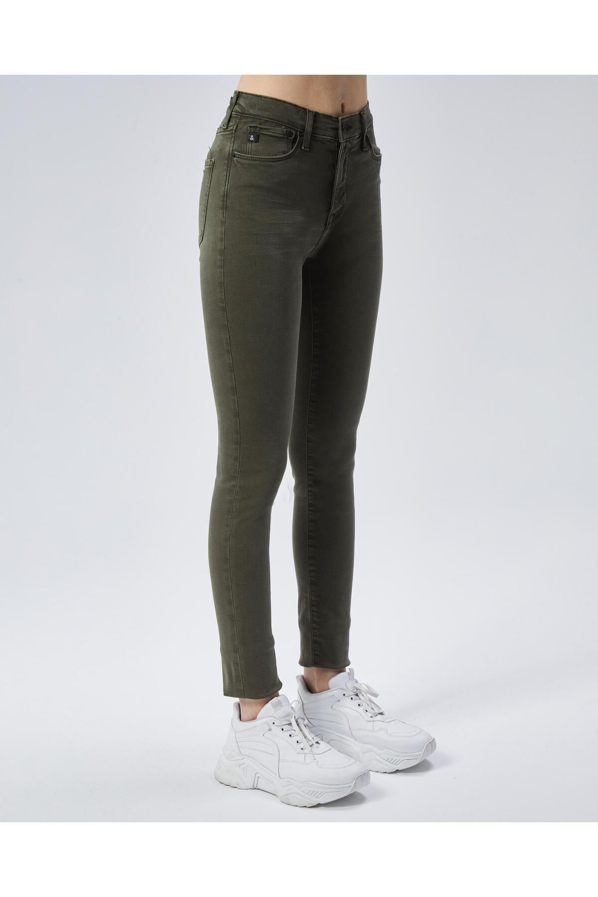 KADIN Skinny Likralı Yüksek Bel Ekstra Esnek Kot Pantolon Jeans