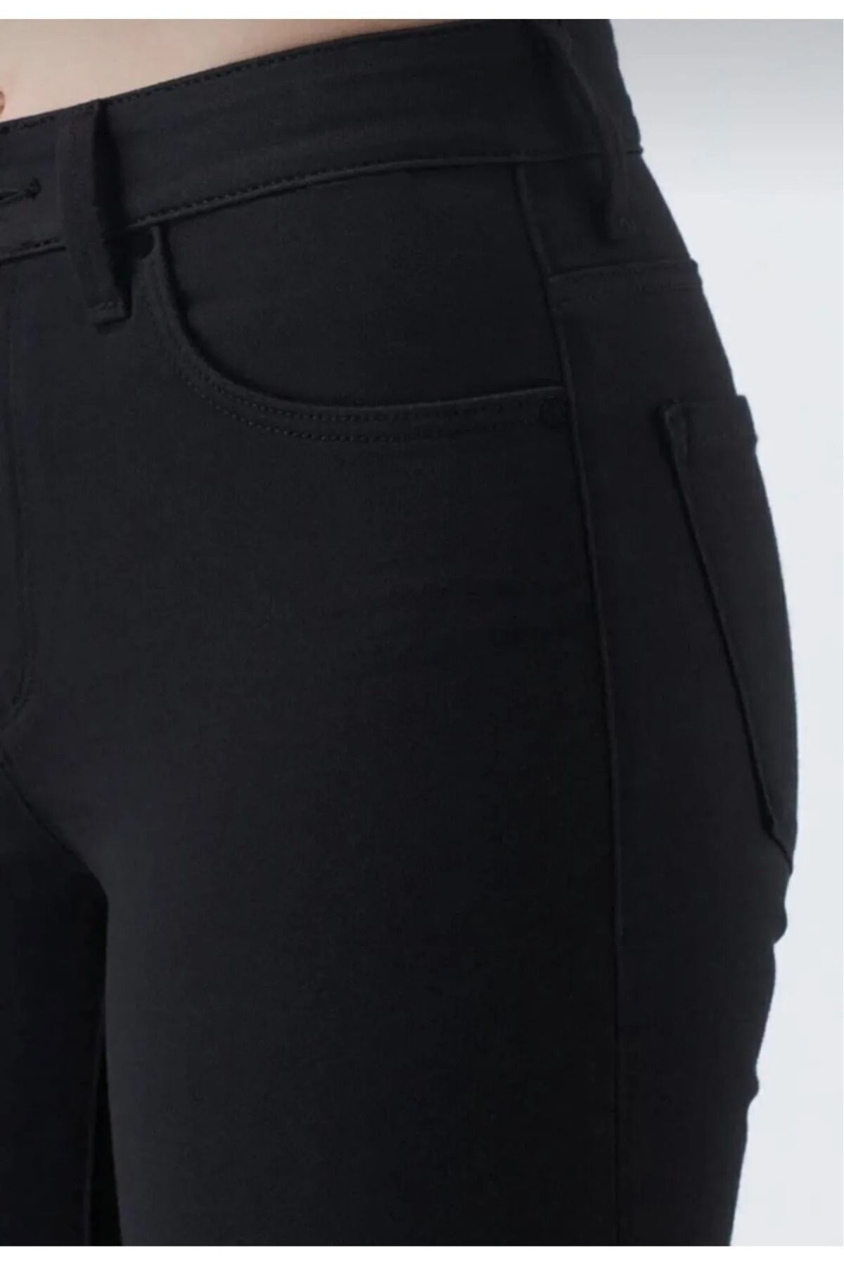 Siyah Skinny Likralı Yüksek Bel Ekstra Esnek Kot Pantolon- S Jeans