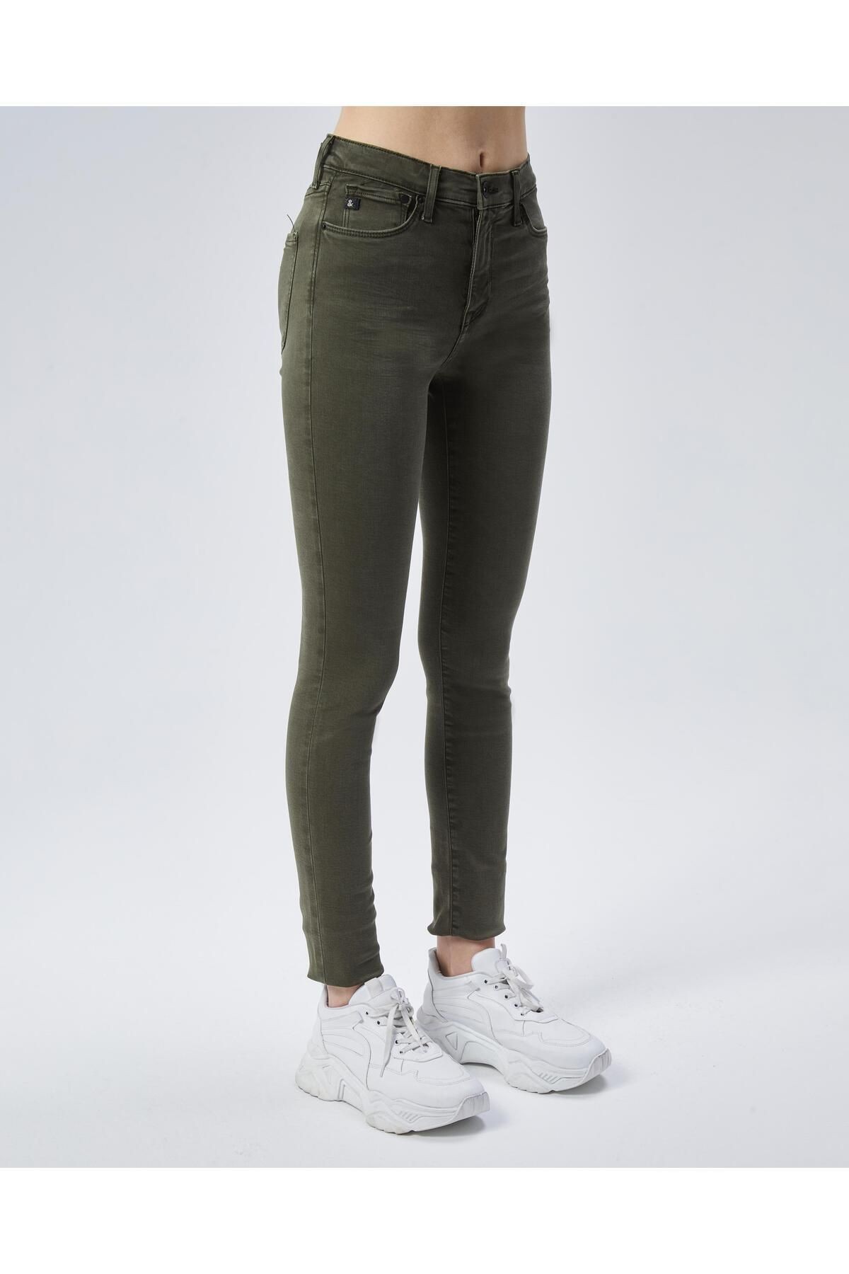 KADIN Skinny Likralı Yüksek Bel Ekstra Esnek Kot Pantolon Jeans
