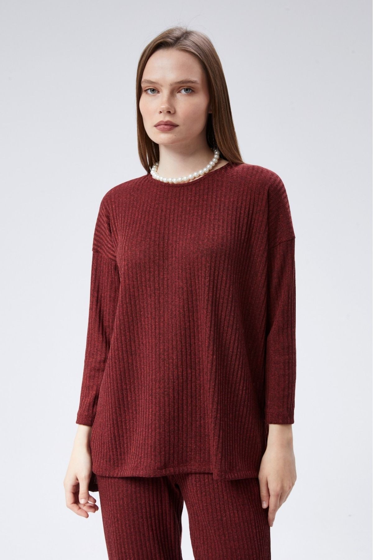 Triko Comfort Ikili Takım - Bordo
