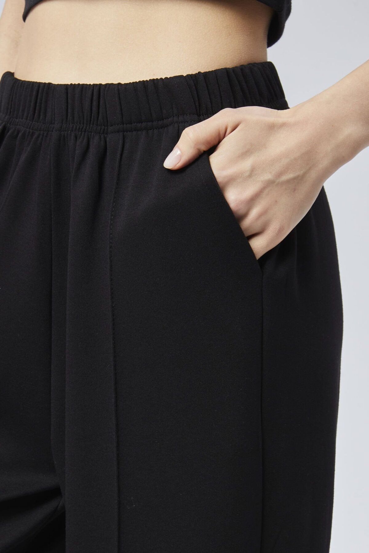 MODAL KUMAŞTAN YUMUŞAK DOKULU İPEKSİ JOGGER ŞALVAR EŞOFMAN ALTI