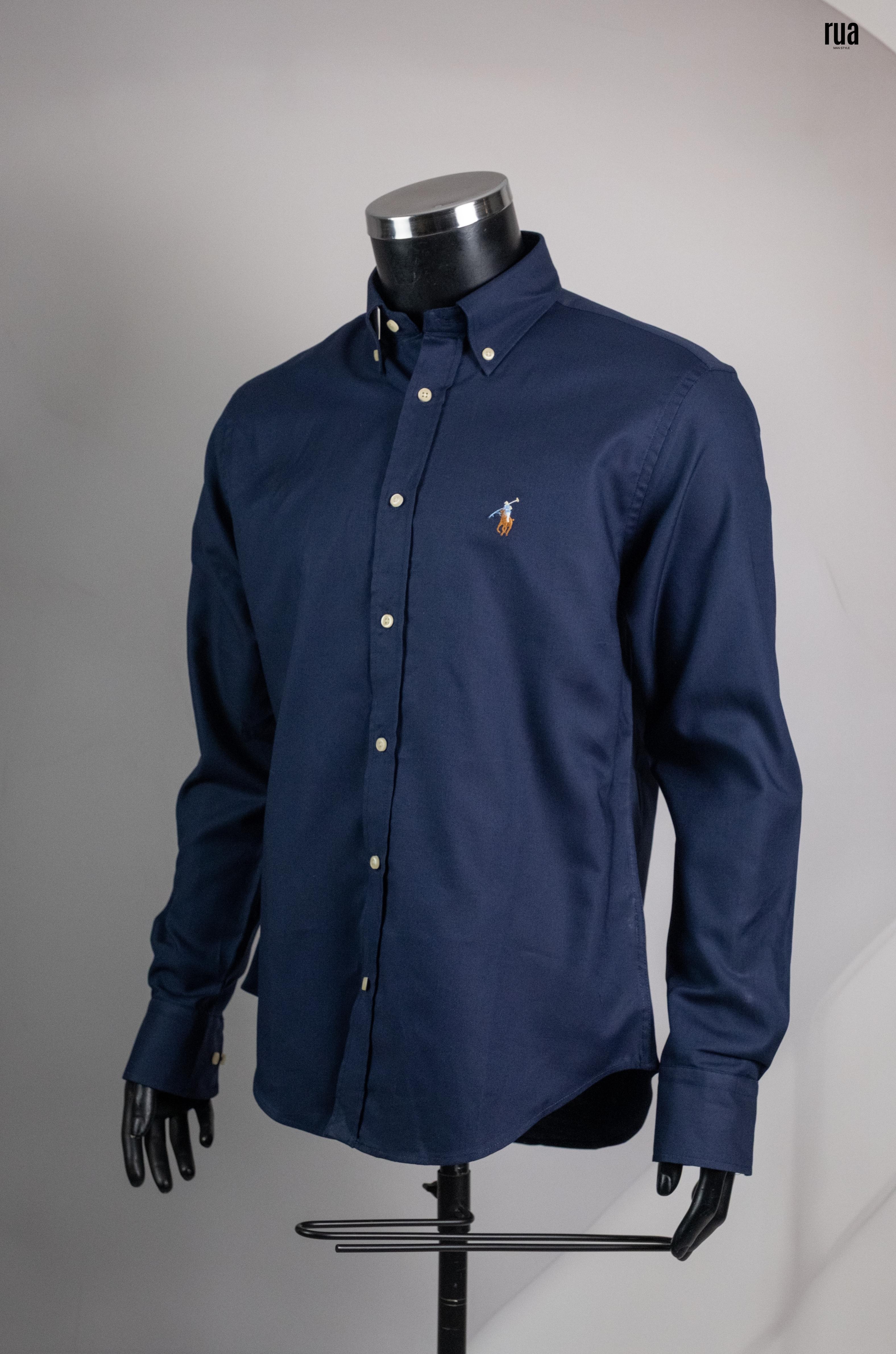 Polo Oxford Kumaş Gömlek Lacivert