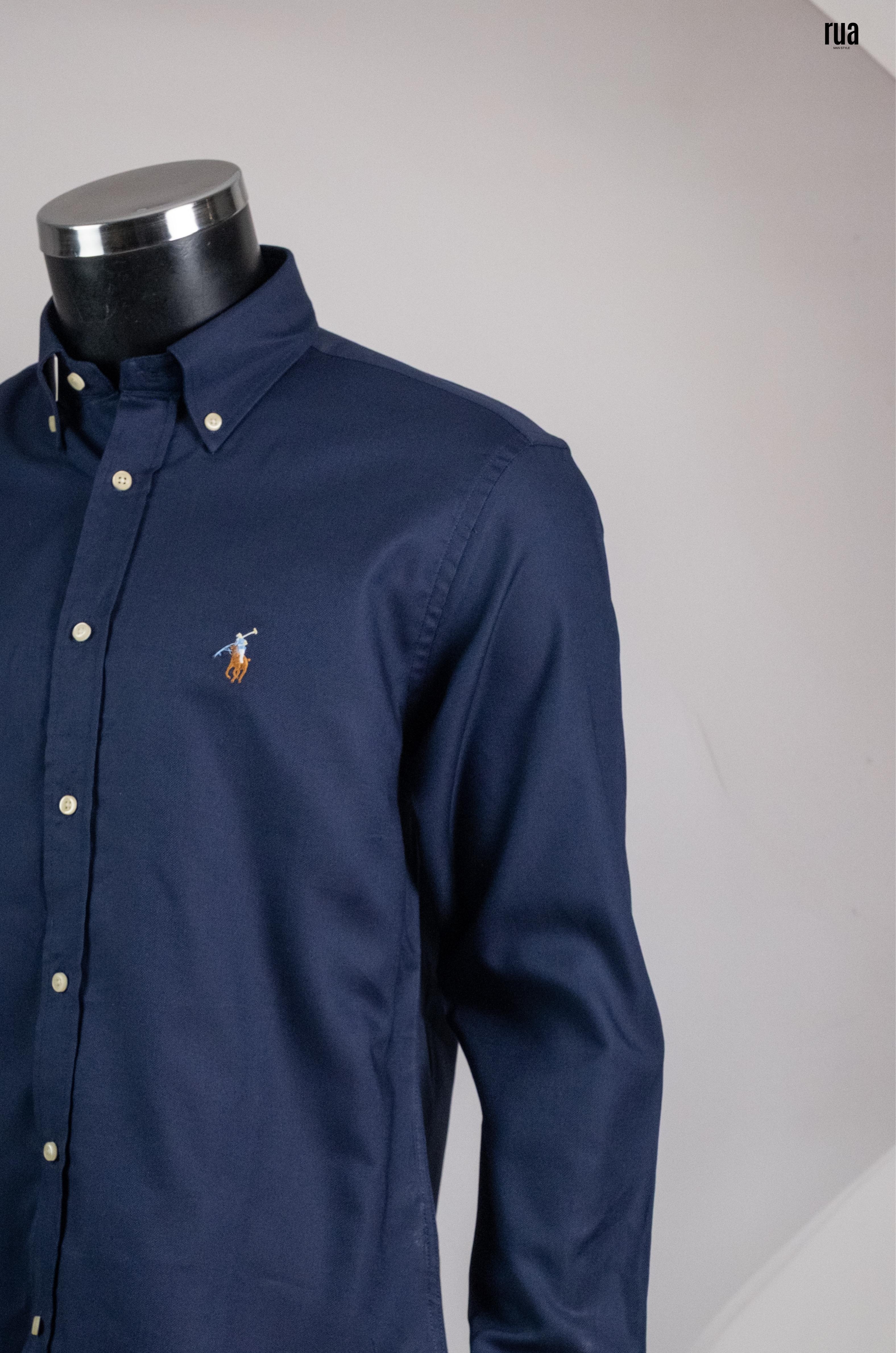 Polo Oxford Kumaş Gömlek Lacivert