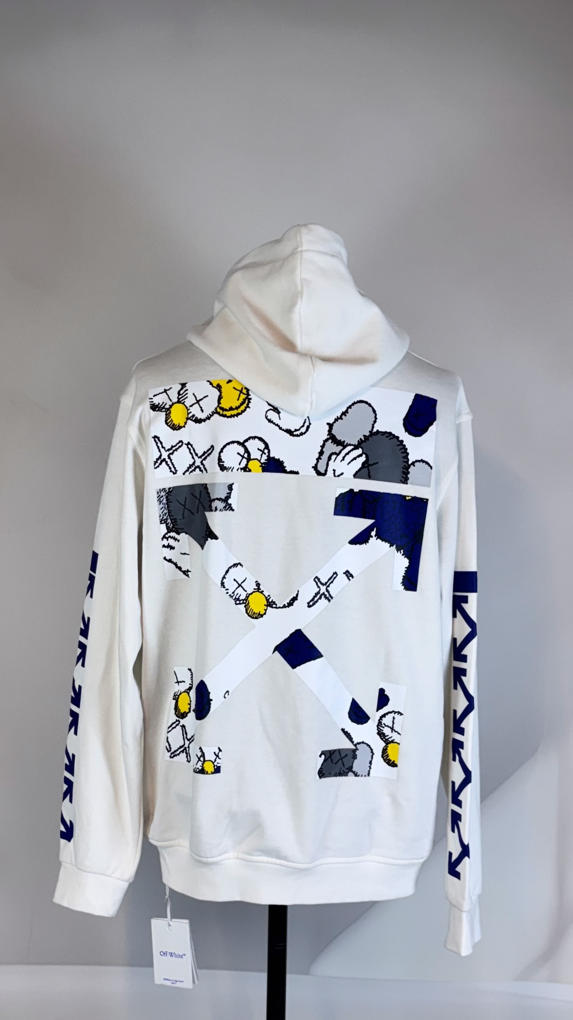 Marka Kapşonlu Önü ve Arkası Baskılı  Sweatshirt