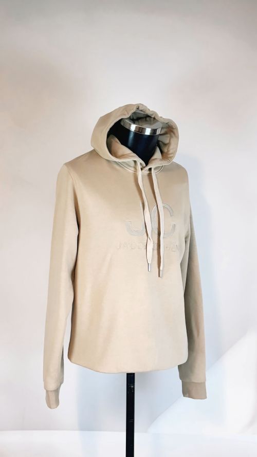 Marka Yazılı Kapşonlu Sweatshirt