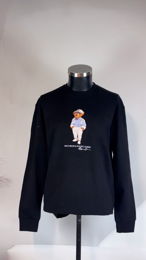 Yuvarlak Yaka Üzerinde Marka Logolu Sweatshirt
