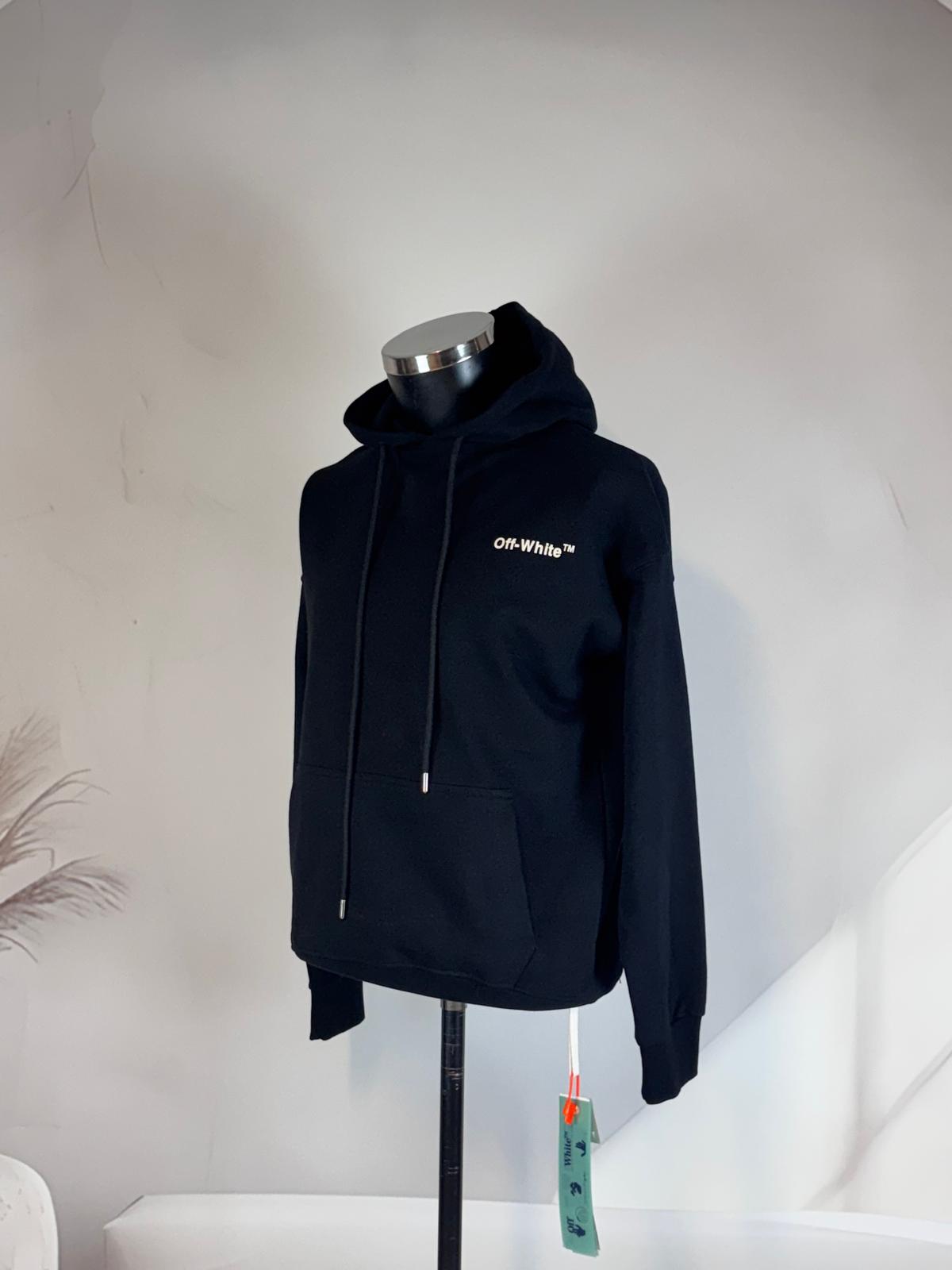  Kapşonlu Arka Ve Göğüs Baskılı Sweatshirt