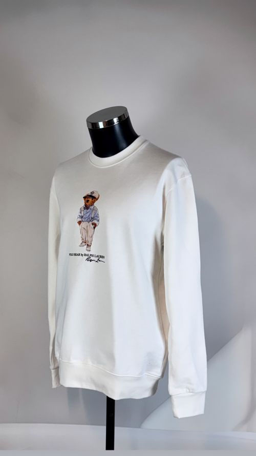 Yuvarlak Yaka Üzerinde Marka Logolu Sweatshirt