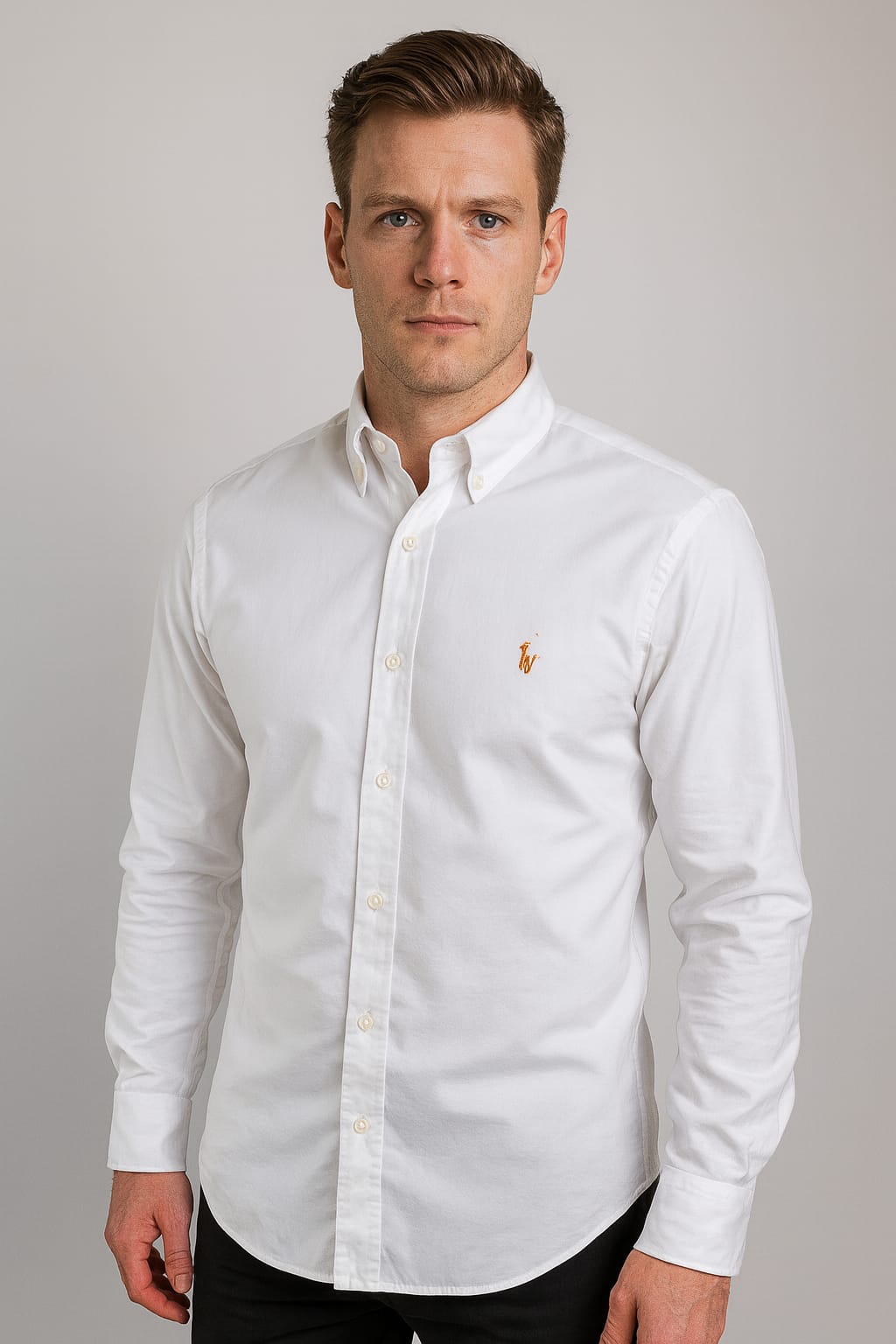 Polo Oxford Kumaş Gömlek Beyaz