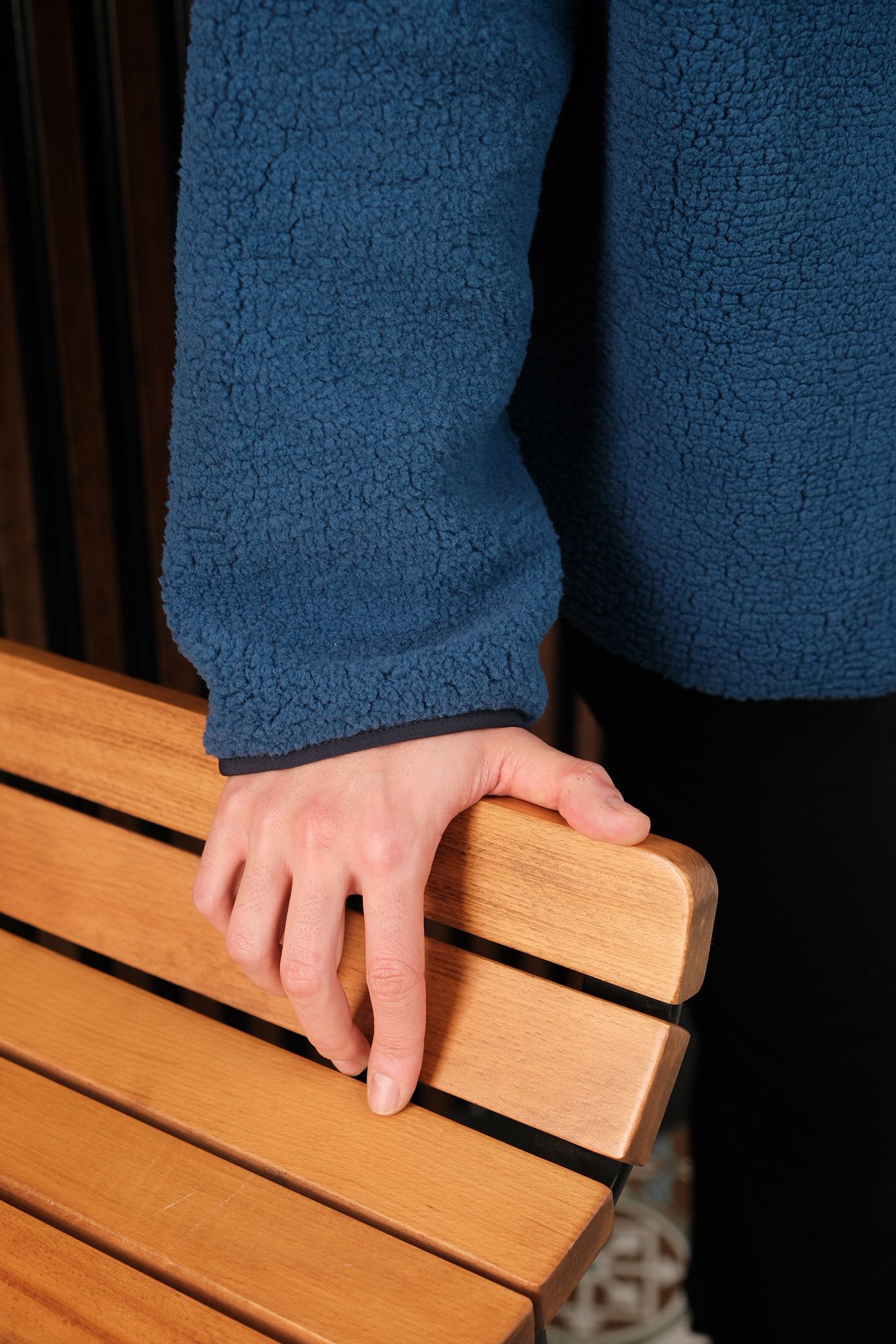 Polar Önden Fermuarlı Ceket -Lacivert