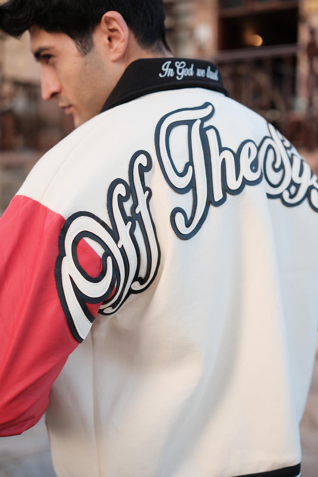 Renkli Ve Yazılı Bomber Ceket