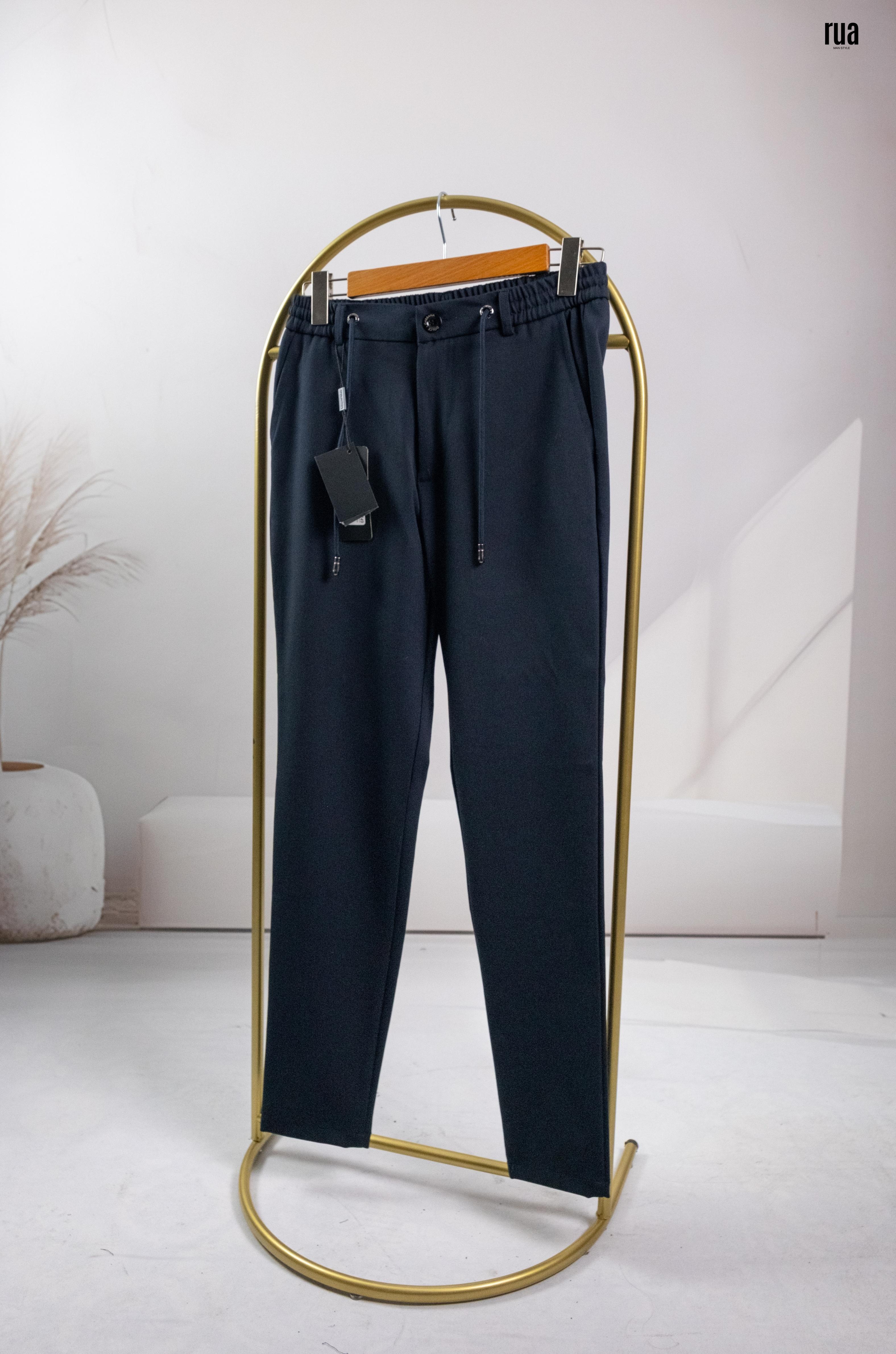 Dolce Gabbana Metal Logolu Kumaş Pantolon Lacivert