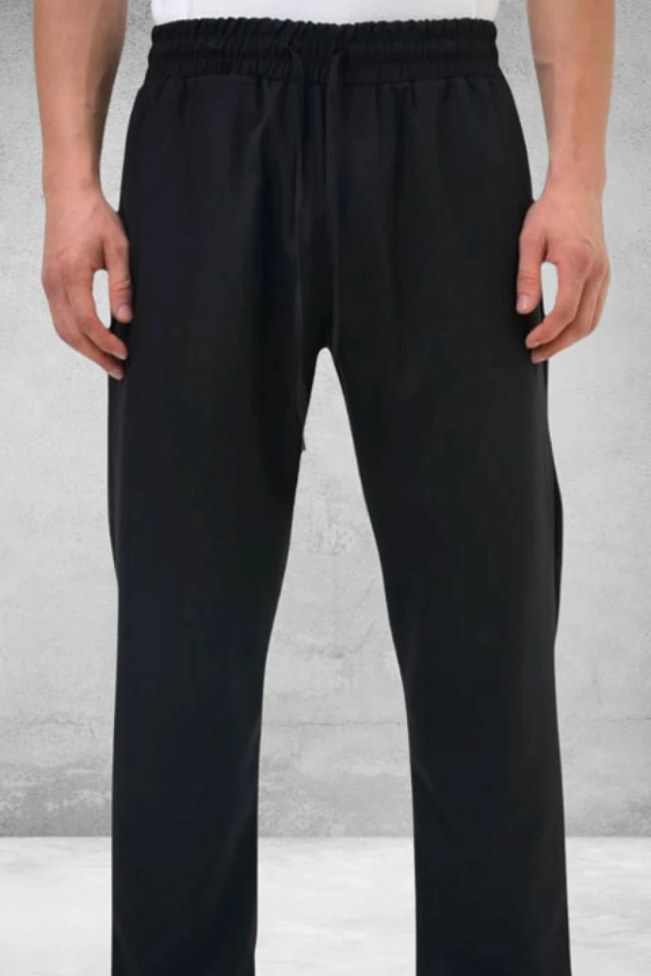 Siyah Örme Pantolon