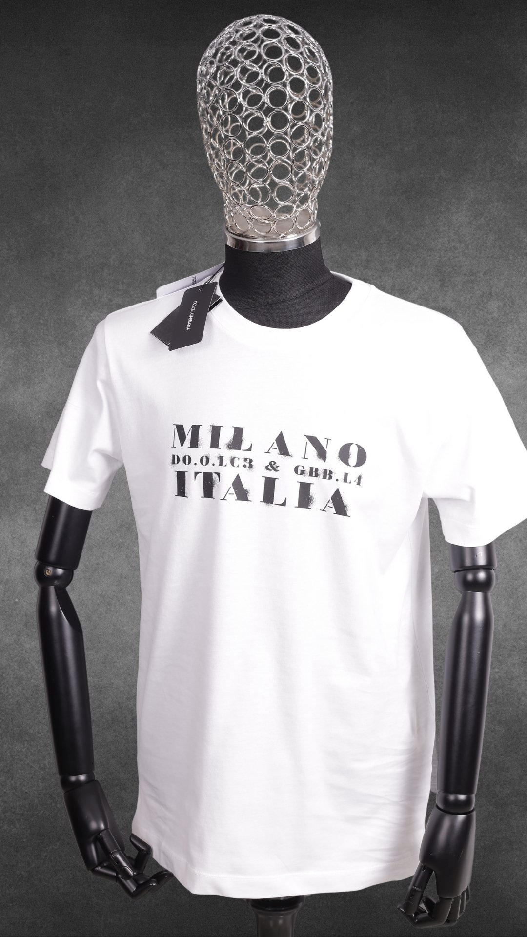 Sıfır Yaka Milano Baskılı Tişört
