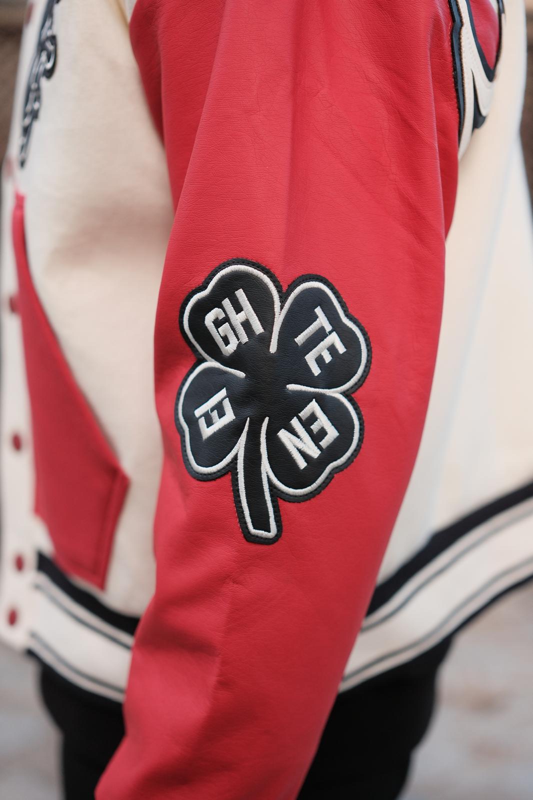 Renkli Ve Yazılı Bomber Ceket