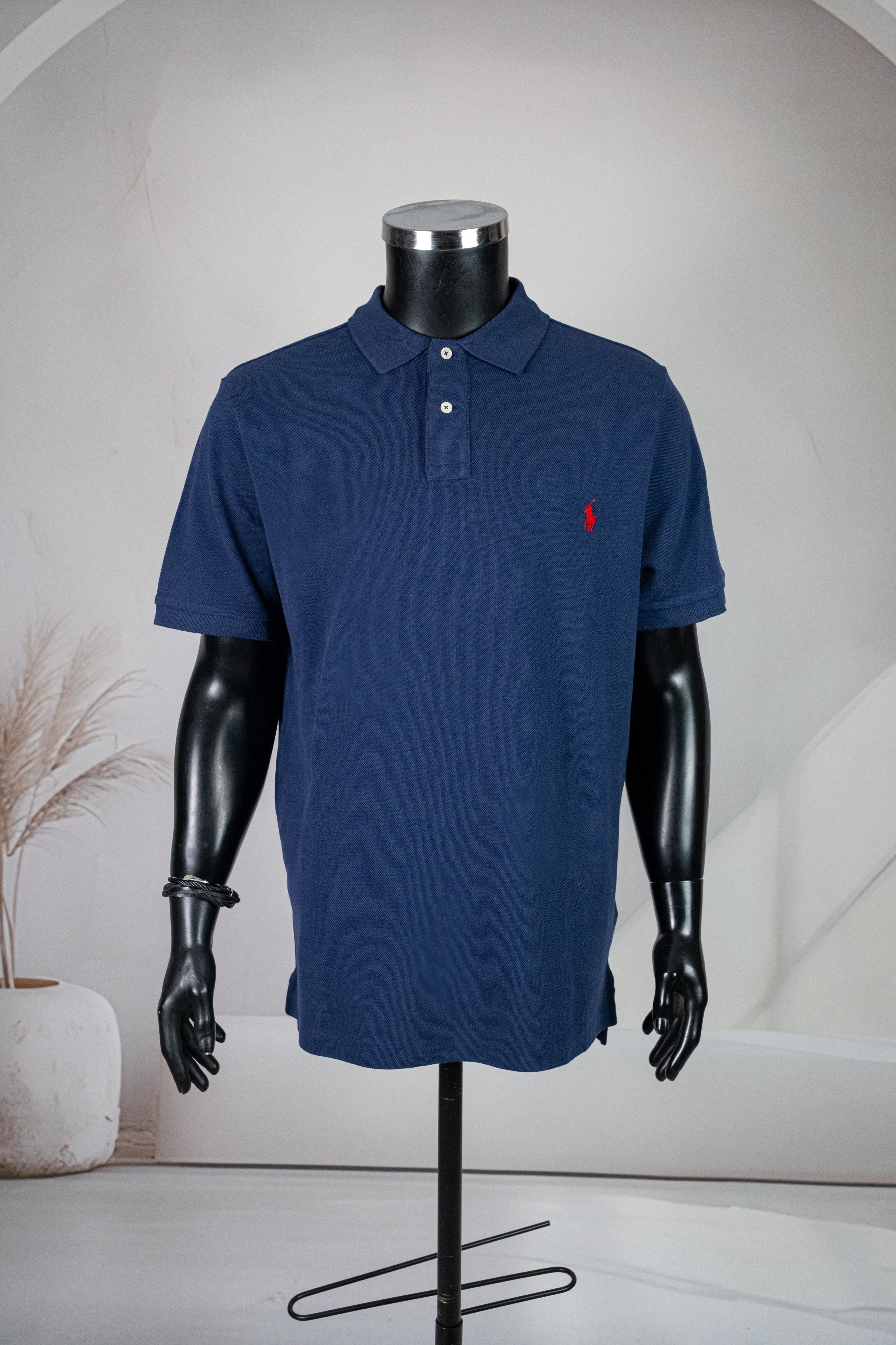 Ralhp Lauren Lacivert Polo Yaka Tişört