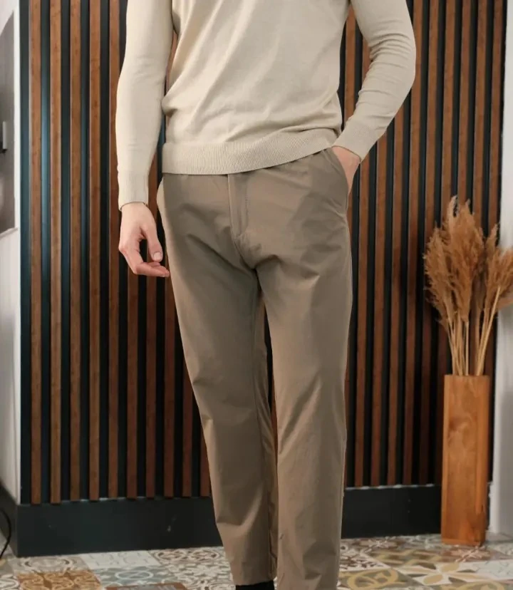 Taş Rengi Paraşüt Pantolon