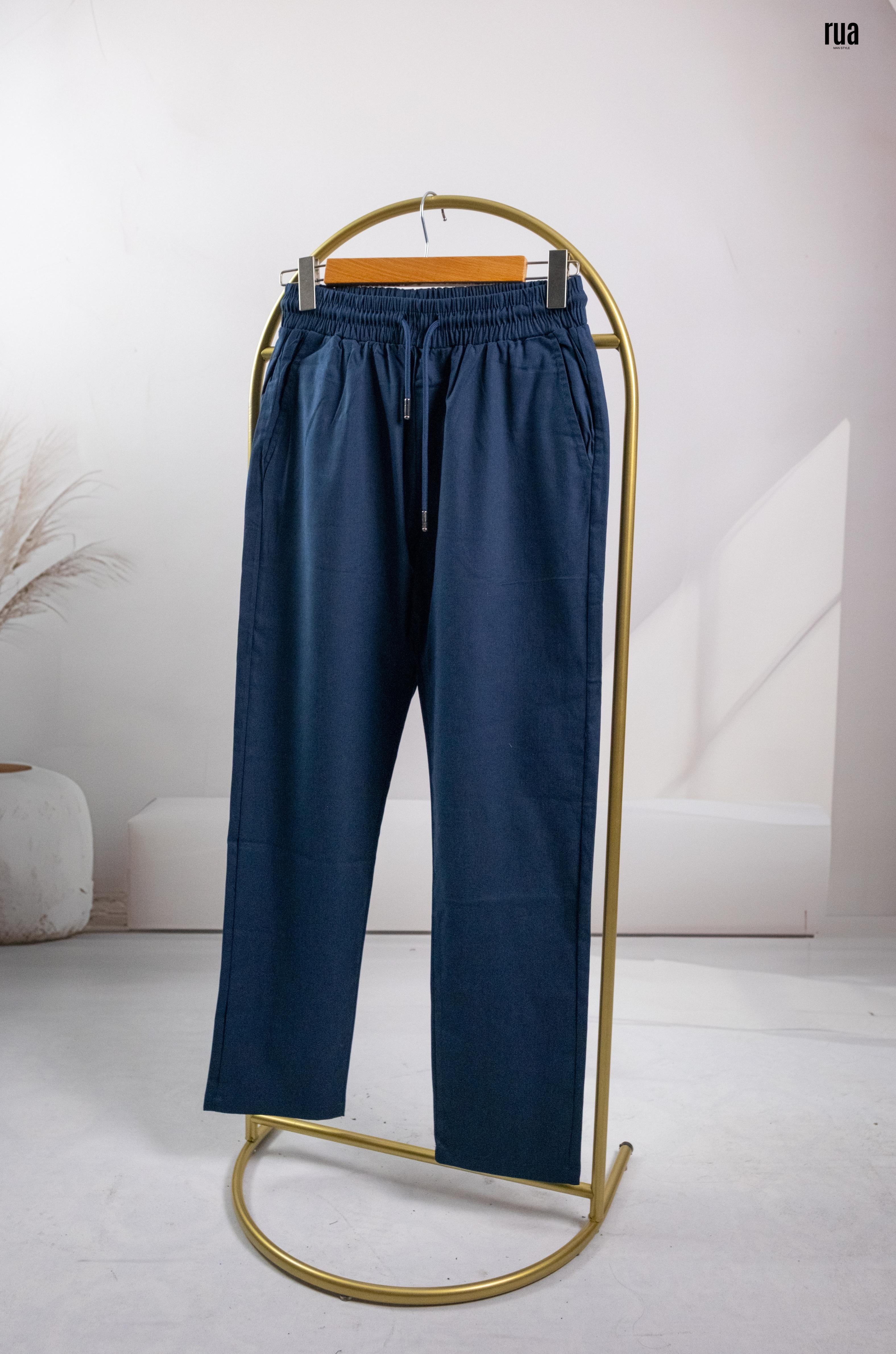 Hermes Keten Pantolon Lacivert