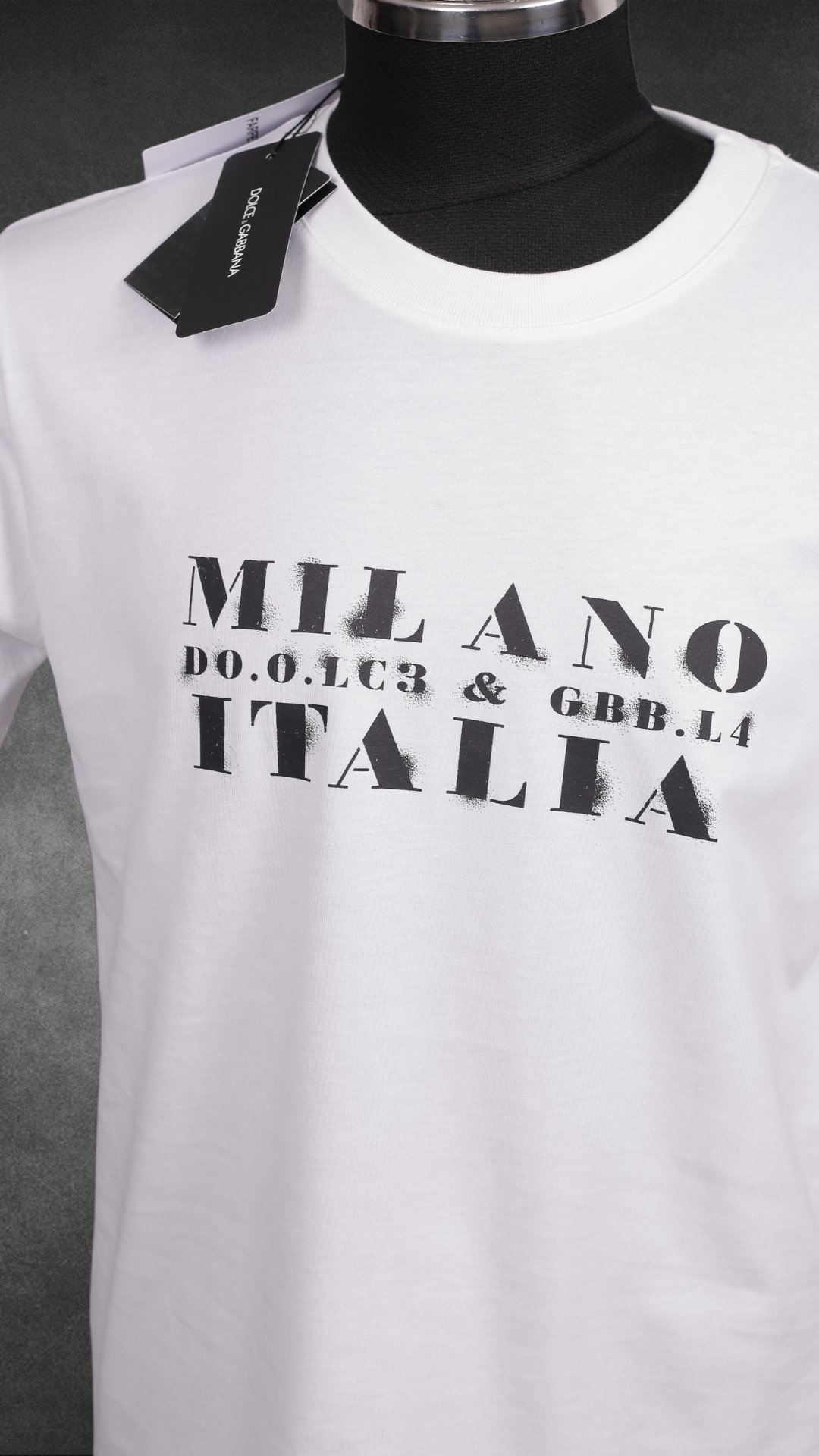 Sıfır Yaka Milano Baskılı Tişört