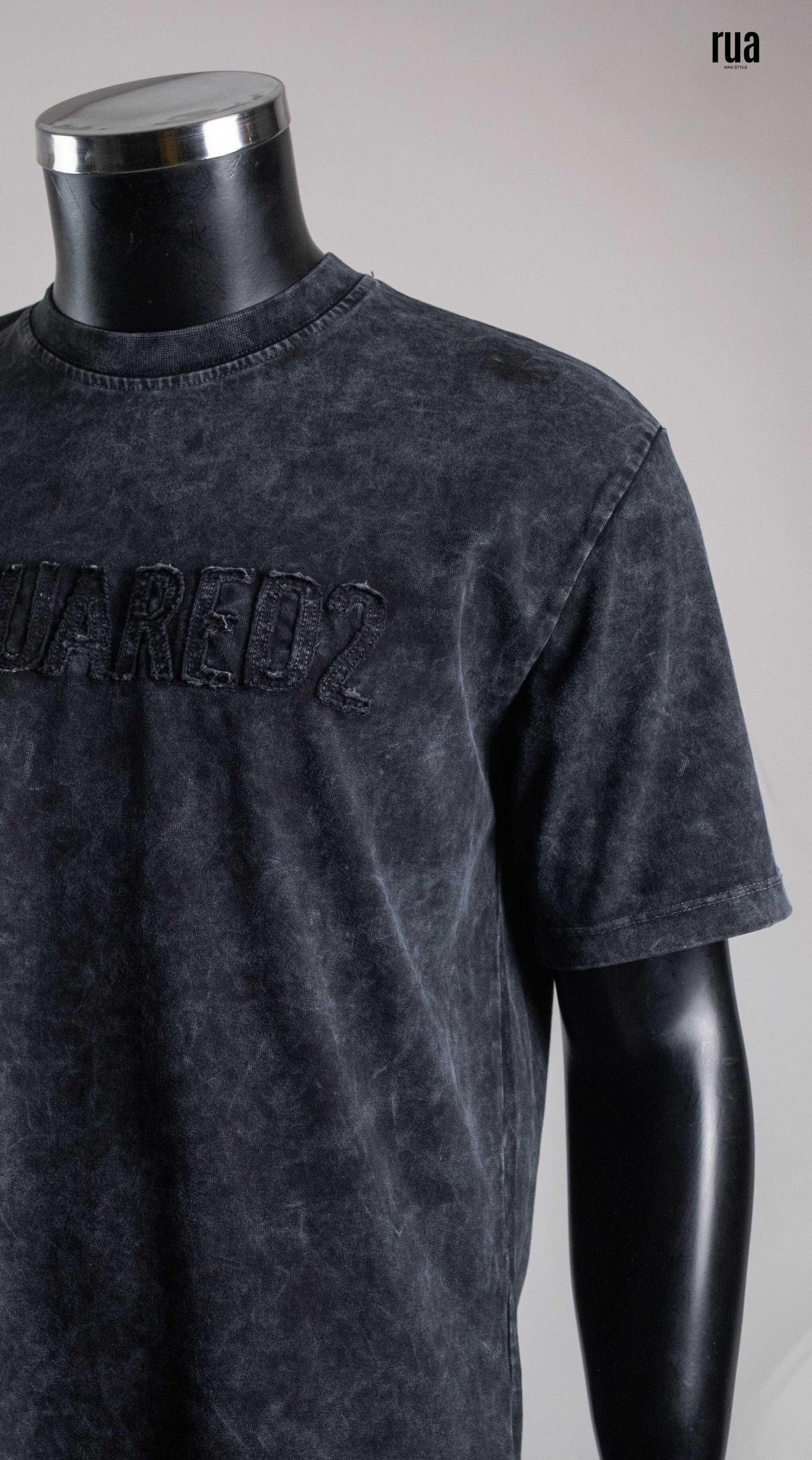 Dsquared2 Yıkamalı Tişört Antrasit