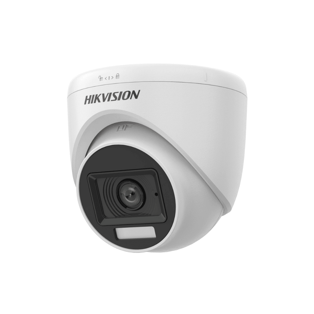 Hikvision DS-2CE76D0T-LPFS 2.8MM 7/24 Renkli, Mikrofonlu İç Ortam Dome Kamera