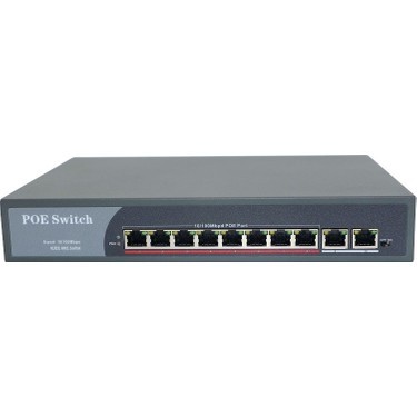 SUNVEO 8 PORT 10/100M POE SWİTCH 2 UPLİNK 10/100M ETHERNET PORT