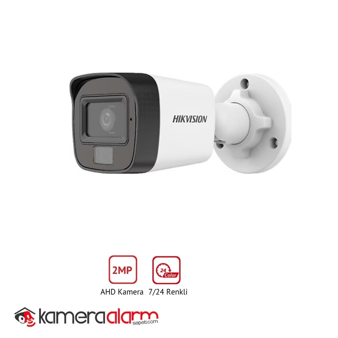 Hikvision 8 Kameralı Gece Gündüz Renkli Görüşlü Güvenlik Kamerası Seti
